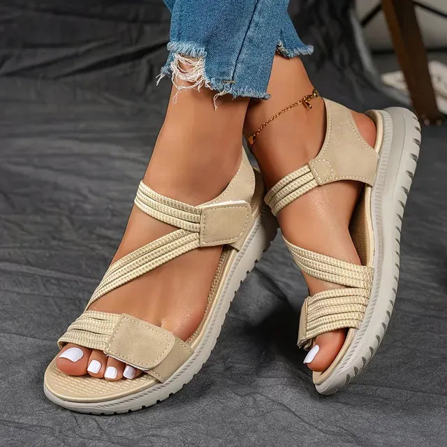 🔥2026 Summer Best Seller — Last Day Sale 60% OFF!🔥Women's Soft-Sole Orthopedic Sandals | Ultra-Comfortable Open-Toe Design