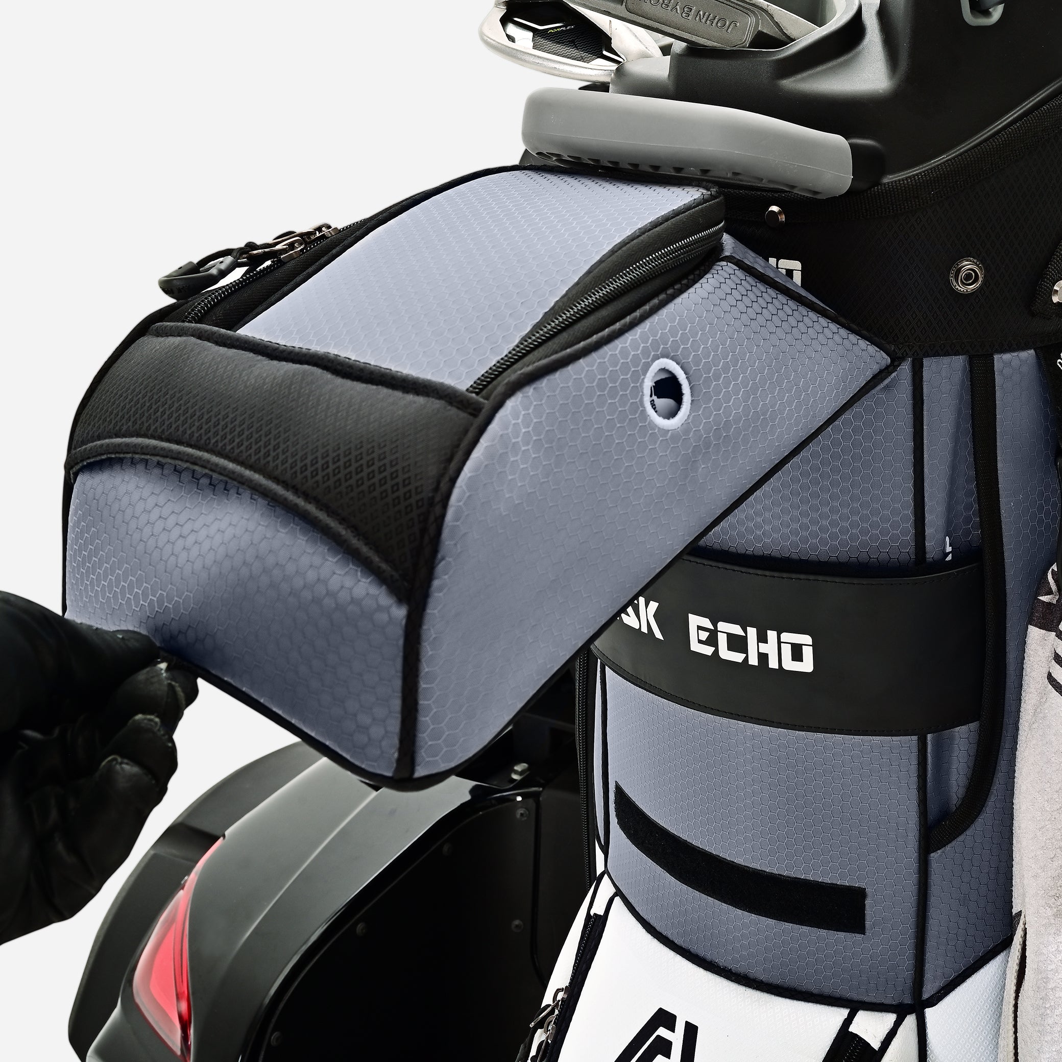 Golf T-LOCK Cart Bag – 14-Way Organizer Dividers Quiet Golf Bag