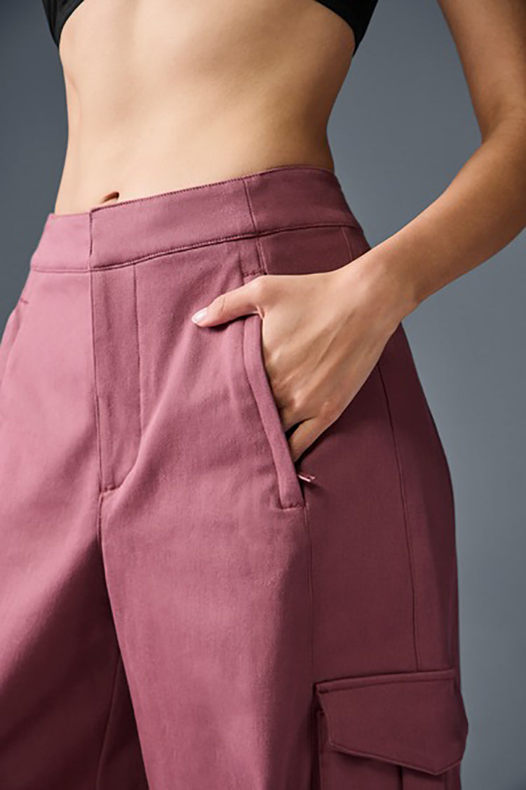 HIGH WAIST SHOW OFF CARGO WIDE LEG TROUSER (LONG)
